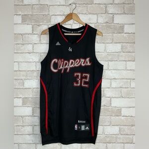 Adidas LA Clippers 32 Blake Griffin Black & Red Jersey Size S